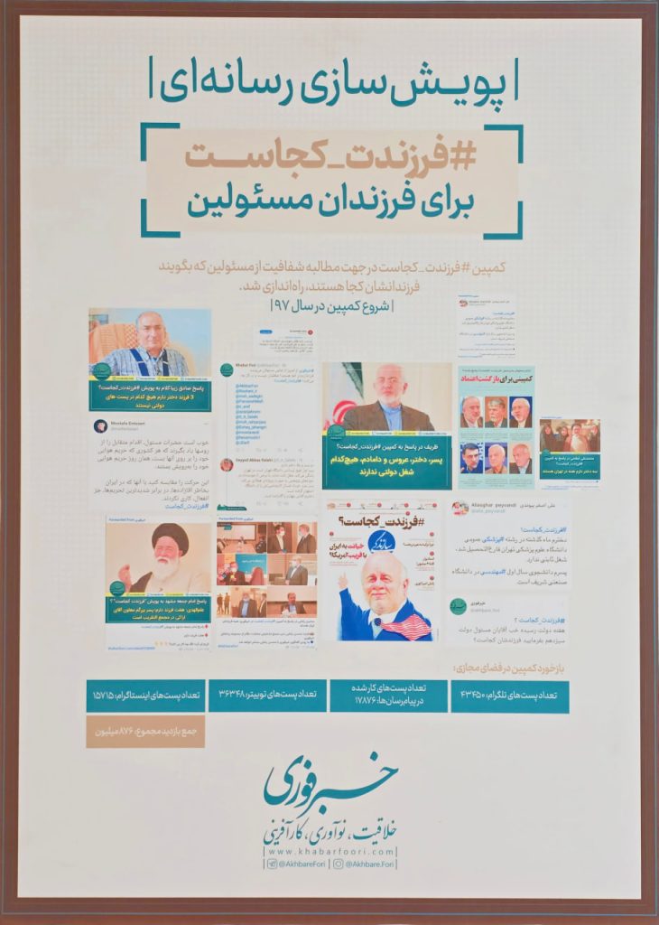 #فرزندت_کجاست (برای فرزندان مسئولین)
